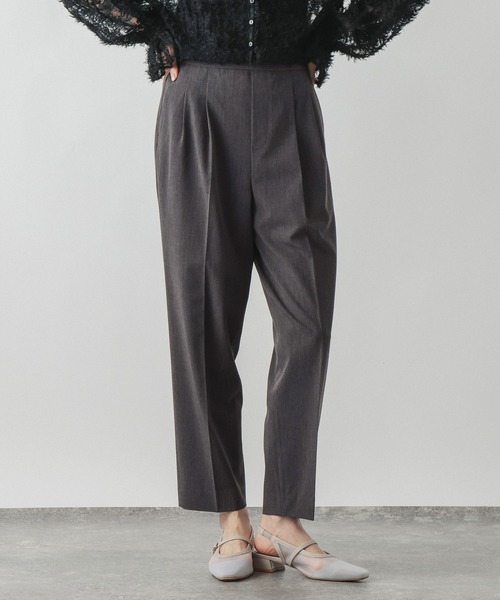 GLOBAL WORK(グローバルワーク)の「ウツクシルエットテーパードパンツ/816132(その他パンツ・レディース・ブルー系その他/グレー系その他/モカ/チャコールグレー/ブラック/ネイビー・X-SMALL/SMALL/MEDIUM/LARGE/X-LARGE/M-Long/XL-Long/L-Long/S-Long/XX-LARGE)」の7枚目の写真