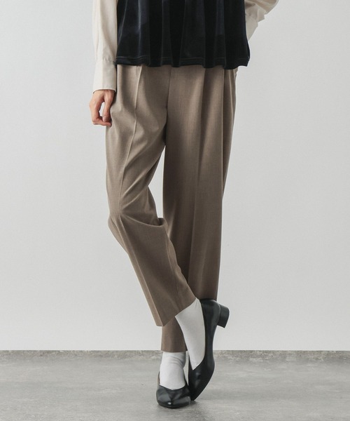 GLOBAL WORK(グローバルワーク)の「ウツクシルエットテーパードパンツ/816132(その他パンツ・レディース・ブルー系その他/グレー系その他/モカ/チャコールグレー/ブラック/ネイビー・X-SMALL/SMALL/MEDIUM/LARGE/X-LARGE/M-Long/XL-Long/L-Long/S-Long/XX-LARGE)」の10枚目の写真