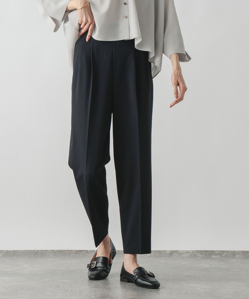 GLOBAL WORK(グローバルワーク)の「ウツクシルエットテーパードパンツ/816132(その他パンツ・レディース・ブルー系その他/グレー系その他/モカ/チャコールグレー/ブラック/ネイビー・X-SMALL/SMALL/MEDIUM/LARGE/X-LARGE/M-Long/XL-Long/L-Long/S-Long/XX-LARGE)」の15枚目の写真