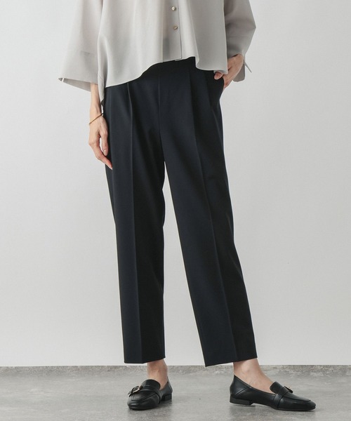 GLOBAL WORK(グローバルワーク)の「ウツクシルエットテーパードパンツ/816132(その他パンツ・レディース・ブルー系その他/グレー系その他/モカ/チャコールグレー/ブラック/ネイビー・X-SMALL/SMALL/MEDIUM/LARGE/X-LARGE/M-Long/XL-Long/L-Long/S-Long/XX-LARGE)」の16枚目の写真