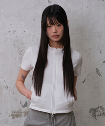 RELAXED SOFT ZIP-UP (WHITE)