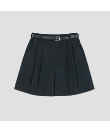 BELTED TWO TUCK SHORT PANTS S (PT-5797)