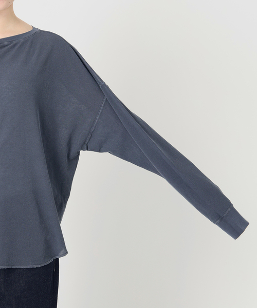 FRAMeWORK(フレームワーク)の「≪追加≫サーフニットヘンリーTee 2(Tシャツ/カットソー・レディース・ネイビー/チャコールグレー/ホワイト・FREE)」の10枚目の写真