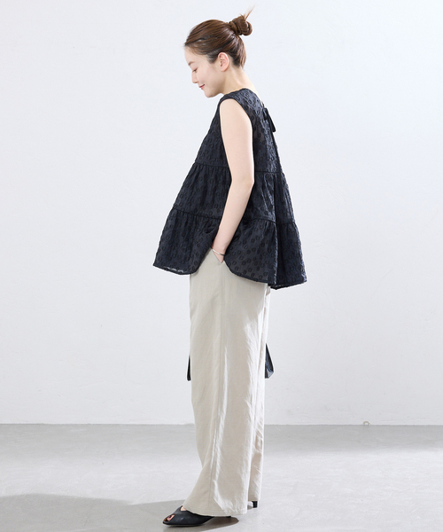 IENA(イエナ)の「《WEB限定/追加》TORRAZZO DONNA/トラッゾドンナ ドットブラウス(シャツ/ブラウス・レディース・グリーン/ブラック・FREE)」の11枚目の写真