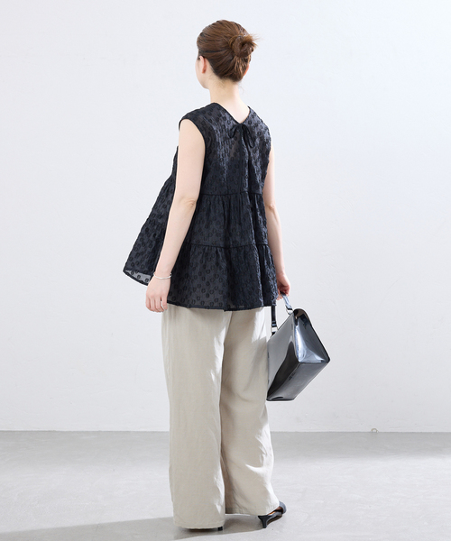 IENA(イエナ)の「《WEB限定/追加》TORRAZZO DONNA/トラッゾドンナ ドットブラウス(シャツ/ブラウス・レディース・グリーン/ブラック・FREE)」の12枚目の写真