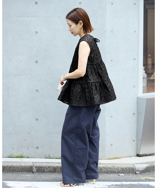 IENA(イエナ)の「《WEB限定/追加》TORRAZZO DONNA/トラッゾドンナ ドットブラウス(シャツ/ブラウス・レディース・グリーン/ブラック・FREE)」の17枚目の写真