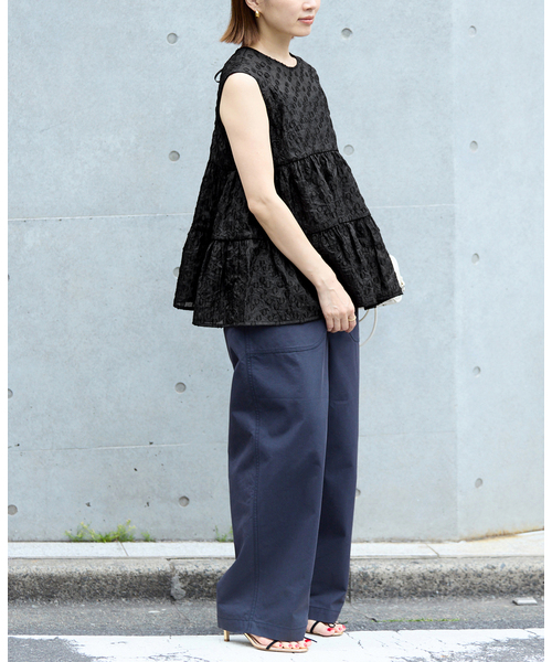 IENA(イエナ)の「《WEB限定/追加》TORRAZZO DONNA/トラッゾドンナ ドットブラウス(シャツ/ブラウス・レディース・グリーン/ブラック・FREE)」の19枚目の写真