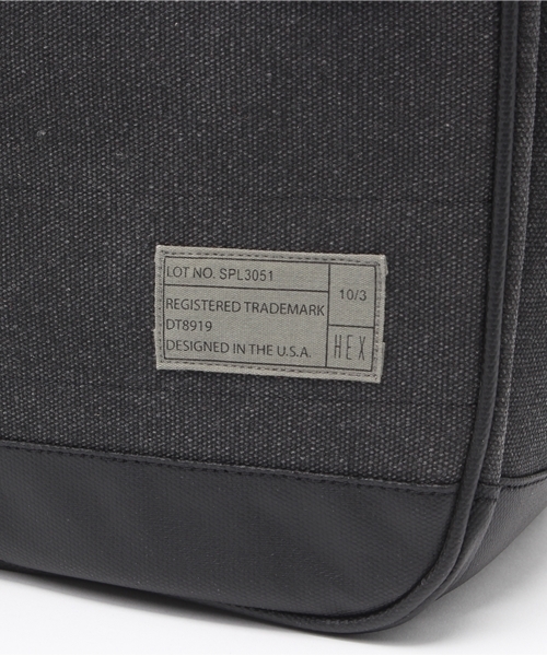 HEX(ヘックス)の「【HEX/ヘックス】ORIGIN BACKPACK(バックパック/リュック・メンズ・グレー/チャコールグレー/ブルー/グレー×ホワイト・FREE)」の9枚目の写真