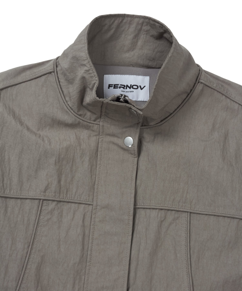 FERNOV（ペルノブ）の「コージーパイピングジャケットダークグレー（ナイロンジャケット・メンズ・その他・1/2/3）」の5枚目の写真