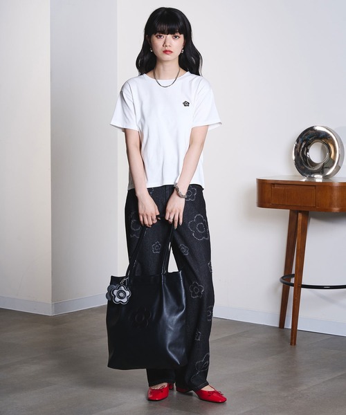 MARY QUANT(マリークワント)の「MARY QUANT/DAISY DENIM PANTS(デニムパンツ・レディース・ブラック・ONE SIZE)」の11枚目の写真