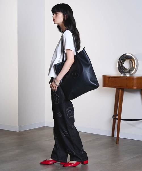 MARY QUANT(マリークワント)の「MARY QUANT/DAISY DENIM PANTS(デニムパンツ・レディース・ブラック・ONE SIZE)」の12枚目の写真