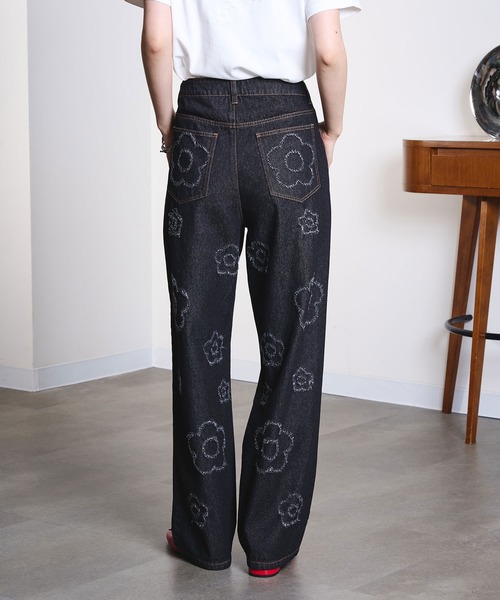 MARY QUANT(マリークワント)の「MARY QUANT/DAISY DENIM PANTS(デニムパンツ・レディース・ブラック・ONE SIZE)」の16枚目の写真