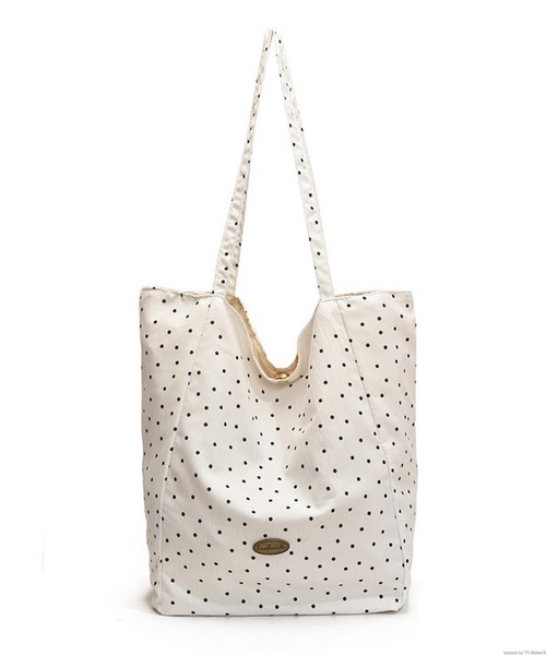 TONE SELECT GOODS（トーンセレクトグッズ）の「Liaa/ドット ギンガムチェック カラー トートバッグ A18842（トートバッグ・レディース・ブルー/レッド/イエロー/ブラック/その他1/ホワイト・FREE）」の8枚目の写真