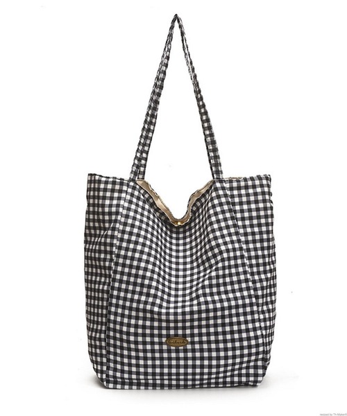 TONE SELECT GOODS（トーンセレクトグッズ）の「Liaa/ドット ギンガムチェック カラー トートバッグ A18842（トートバッグ・レディース・ブルー/レッド/イエロー/ブラック/その他1/ホワイト・FREE）」の10枚目の写真