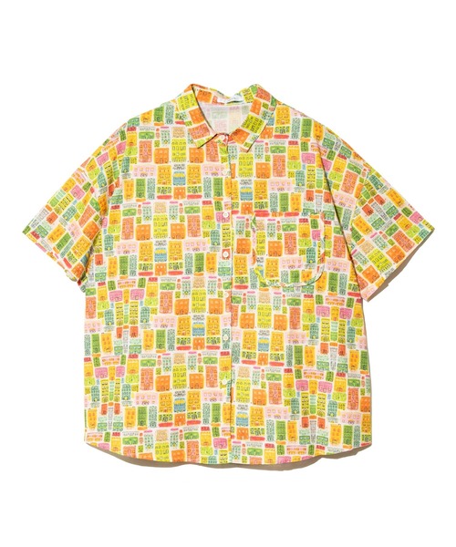 Colork（カラック）の「COLORK/カラック　総柄シャツ（シャツ/ブラウス・レディース・イエロー/ホワイト・FREE）」の8枚目の写真
