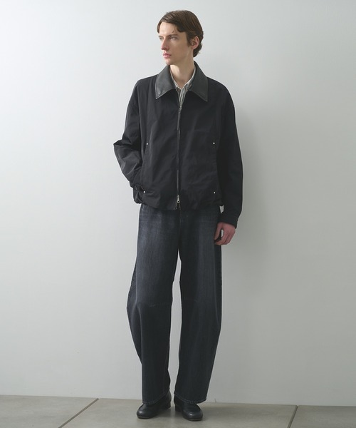 STUDIOUS(ステュディオス)の「【STUDIOUS】Barrel Denim pants(デニムパンツ・メンズ・ブルー/ブラック・2/1/3)」の4枚目の写真