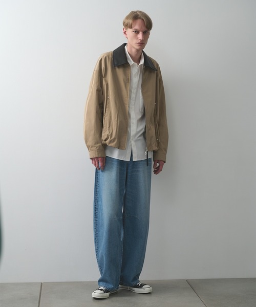 STUDIOUS(ステュディオス)の「【STUDIOUS】Barrel Denim pants(デニムパンツ・メンズ・ブルー/ブラック・2/1/3)」の8枚目の写真