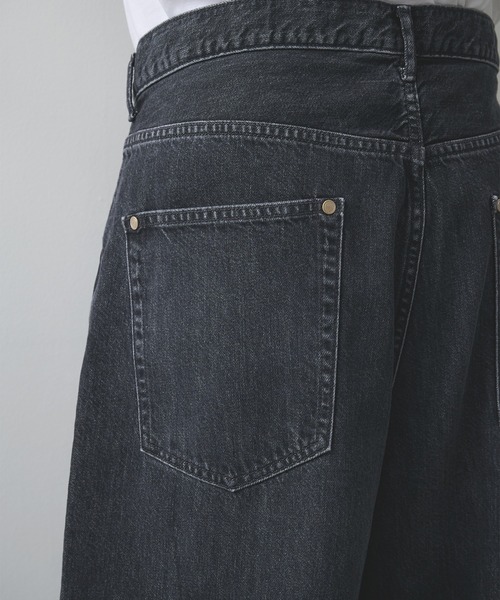 STUDIOUS(ステュディオス)の「【STUDIOUS】Barrel Denim pants(デニムパンツ・メンズ・ブルー/ブラック・2/1/3)」の13枚目の写真