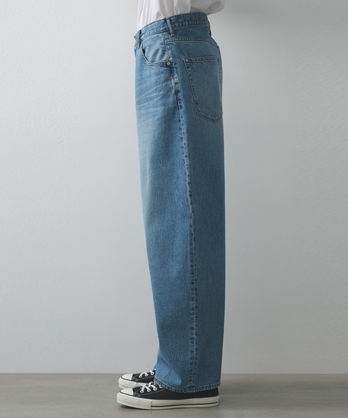 STUDIOUS(ステュディオス)の「【STUDIOUS】Barrel Denim pants(デニムパンツ・メンズ・ブルー/ブラック・2/1/3)」の18枚目の写真