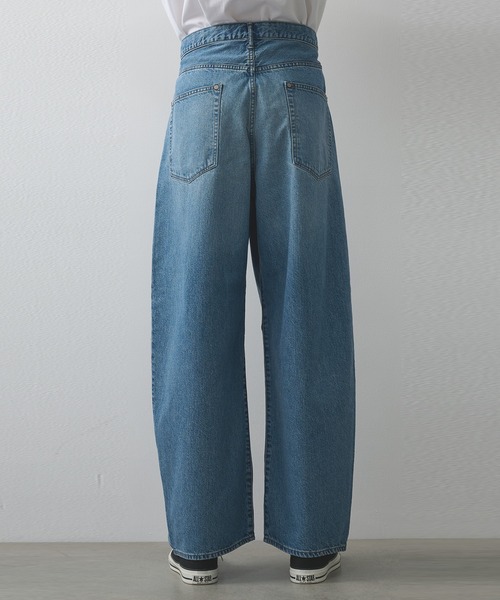 STUDIOUS(ステュディオス)の「【STUDIOUS】Barrel Denim pants(デニムパンツ・メンズ・ブルー/ブラック・2/1/3)」の19枚目の写真