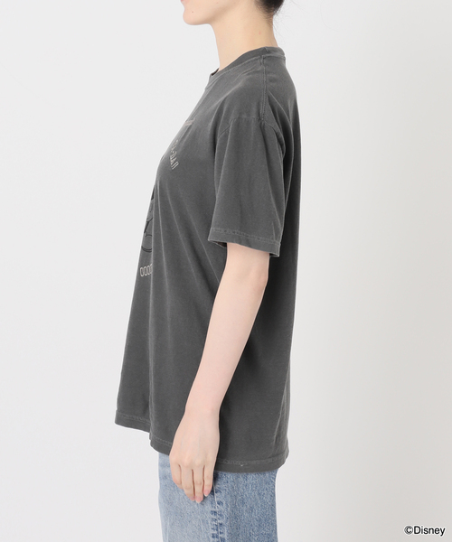 FRAMeWORK（フレームワーク）の「WIFFLE 別注［Mickey Mouse］embroidery T（Tシャツ/カットソー・レディース・ベージュ/ライトグレー/スミクロ・FREE）」の22枚目の写真