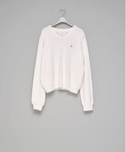 MASU(エムエーエスユー)の「【M A S U】FLOWER ANGEL SWEATER(ニット/セーター・メンズ・ホワイト/ブラック・46/44)」の2枚目の写真