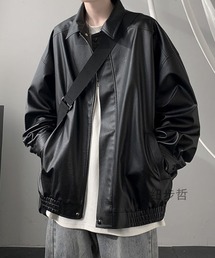 Relax Faux Leather Jacket リラックスフェイクレザージャケット