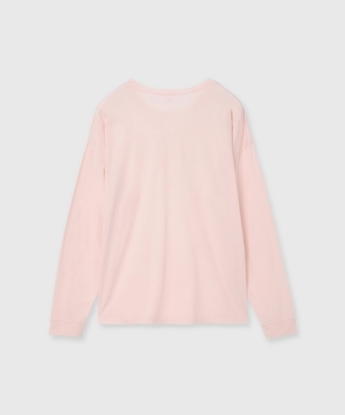 CREDONA(クレドナ)の「PARMANENT L/S TEE/パーマネントロングスリーブTシャツ(Tシャツ/カットソー・レディース・ブラック系その他2/ホワイト系その他2/レッド/ホワイト/ネイビー/ブラック/ホワイト系その他3/ホワイト系その他/ブラック系その他/ピンク・FREE)」の12枚目の写真