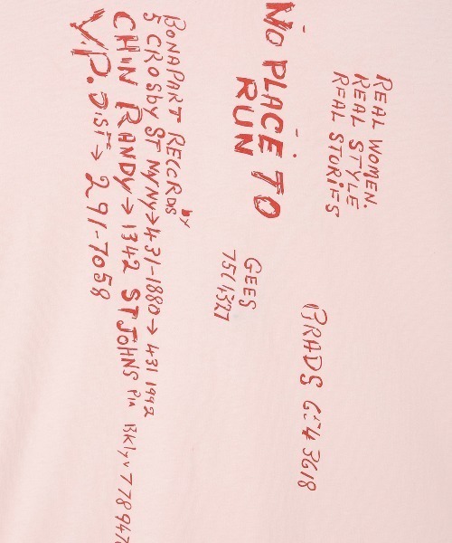 CREDONA(クレドナ)の「PARMANENT L/S TEE/パーマネントロングスリーブTシャツ(Tシャツ/カットソー・レディース・ブラック系その他2/ホワイト系その他2/レッド/ホワイト/ネイビー/ブラック/ホワイト系その他3/ホワイト系その他/ブラック系その他/ピンク・FREE)」の13枚目の写真