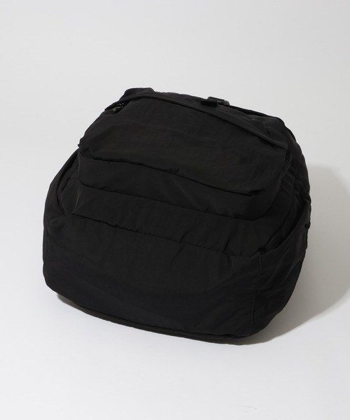 MUCENT(ムセント)の「【MUCENT/ムセント】NOVE WIDE POCKET BACK PACK UNISEX/ノーブ ワイドポケットバックパック(バックパック/リュック・レディース・ブラック・FREE)」の9枚目の写真
