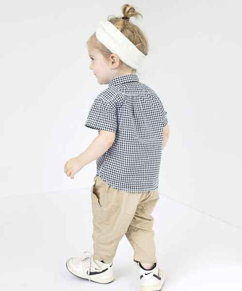 quoti use fith（クゥオティ　ユース　フィス）の「半袖シャツ（シャツ/ブラウス・キッズ・ブラック/ブルー/グレー・80/90/110/130/100/120）」の11枚目の写真