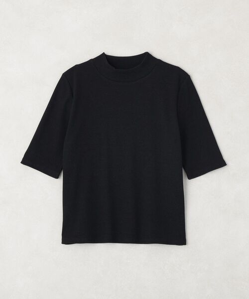 earth music&ecology(アースミュージックアンドエコロジー)の「ラメリブプチハイネックTシャツ(Tシャツ/カットソー・レディース・オフホワイト/ブラック/ボルドー・FREE)」の22枚目の写真