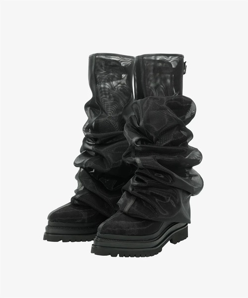 POOLDE(プールデ)の「SHEER MELTED BOOTS(ブーツ・レディース・ブラック/ベージュ・37/38)」の22枚目の写真