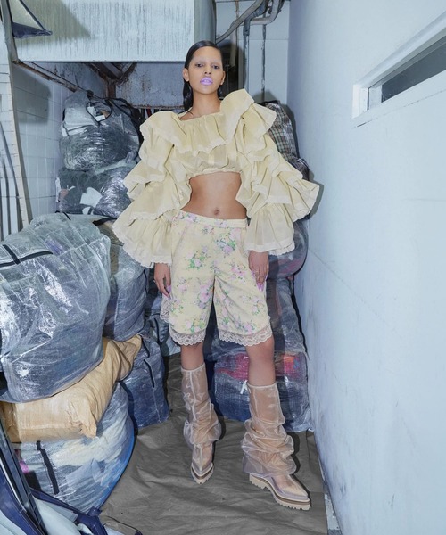 POOLDE(プールデ)の「SHEER MELTED BOOTS(ブーツ・レディース・ブラック/ベージュ・37/38)」の18枚目の写真