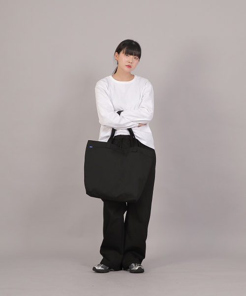 SAINTCREW（セントクルー）の「ビッグサイズトラペーズエコバッグ TBE-163 ブラック（エコバッグ/サブバッグ・レディース・その他・フリー）」の3枚目の写真