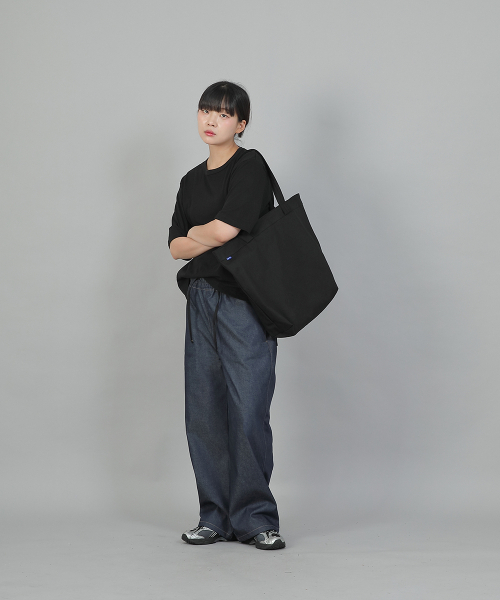 SAINTCREW（セントクルー）の「ビッグサイズトラペーズエコバッグ TBE-163 ブラック（エコバッグ/サブバッグ・レディース・その他・フリー）」の7枚目の写真