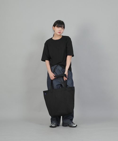 SAINTCREW（セントクルー）の「ビッグサイズトラペーズエコバッグ TBE-163 ブラック（エコバッグ/サブバッグ・レディース・その他・フリー）」の9枚目の写真