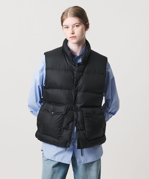 LOEFF(ロエフ)の「<LOEFF>ダウン ベスト UNISEX(ダウンベスト・レディース・ブラック/ダークブラウン・0/1/2)」の1枚目の写真