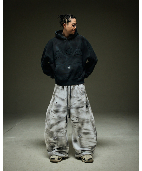 MWOONG(ムン)の「Destroyed P dusty gray B(スウェットパンツ・レディース・その他・FREE)」の6枚目の写真