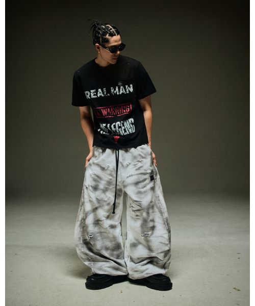 MWOONG(ムン)の「Destroyed P dusty gray B(スウェットパンツ・レディース・その他・FREE)」の7枚目の写真