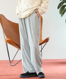 フェレットライクベロアイージーワイドパンツ