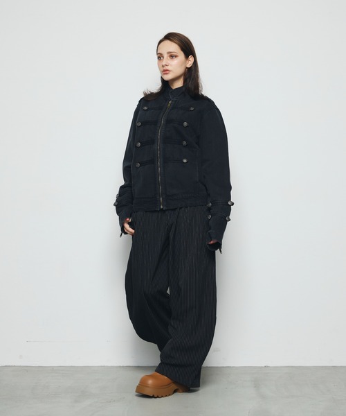 DAZE(デイズ)の「ナポレオンデザイン デニムジャケット(デニムジャケット・メンズ・ブラック系・LARGE/MEDIUM/SMALL)」の13枚目の写真