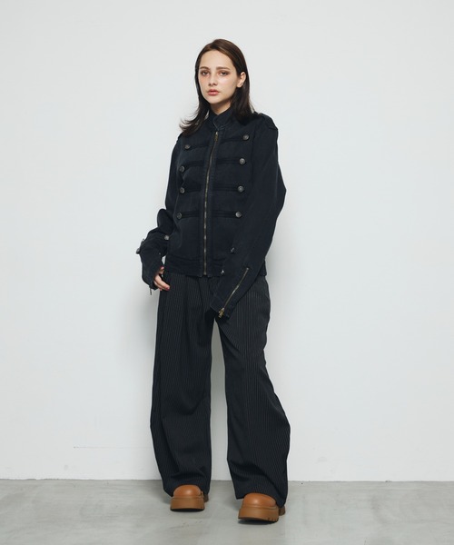 DAZE(デイズ)の「ナポレオンデザイン デニムジャケット(デニムジャケット・メンズ・ブラック系・LARGE/MEDIUM/SMALL)」の14枚目の写真