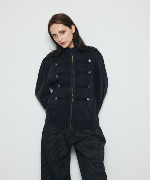 DAZE(デイズ)の「ナポレオンデザイン デニムジャケット(デニムジャケット・メンズ・ブラック系・LARGE/MEDIUM/SMALL)」の11枚目の写真