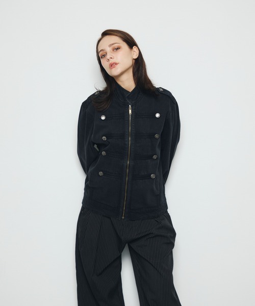 DAZE(デイズ)の「ナポレオンデザイン デニムジャケット(デニムジャケット・メンズ・ブラック系・LARGE/MEDIUM/SMALL)」の12枚目の写真
