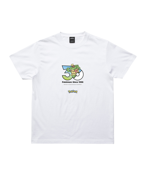 ZOZOSPOT(ゾゾスポット)の「Pokemon 30th Anniversary 1025 T-shirt 「ルンパッパ」(Tシャツ/カットソー・レディース・ホワイト・SMALL/MEDIUM/LARGE/X-LARGE/XX-LARGE/XXX-LARGE/100cm/110cm/120cm/130cm/140cm/150cm/160cm)」の1枚目の写真
