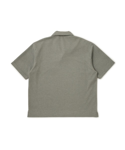j.n.r.d(ジェー・エヌ・アール・ディー)の「メランジイタリアンカラーカットポロ(Tシャツ/カットソー・メンズ・モスグリーン/ベージュ・L/M/LL)」の10枚目の写真