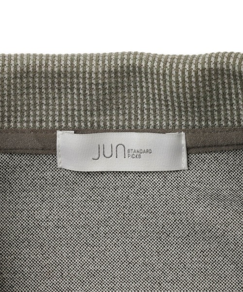 j.n.r.d(ジェー・エヌ・アール・ディー)の「メランジイタリアンカラーカットポロ(Tシャツ/カットソー・メンズ・モスグリーン/ベージュ・L/M/LL)」の12枚目の写真