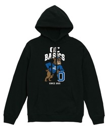 Ol' Basics（オール・ベーシックス） プルパーカー メンズ レディース ユニセックス スウェット ブルドッグイラスト ロゴ プリント プルオーバーパーカー フーディー スエット トップス アメカジ