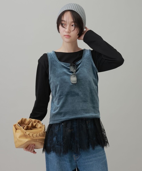 LAKOLE(ラコレ)の「アソート裾レイヤードロングスリーブ3 / 1075422(Tシャツ/カットソー・レディース・ホワイト/ブラック/オフホワイト/その他9・FREE)」の16枚目の写真
